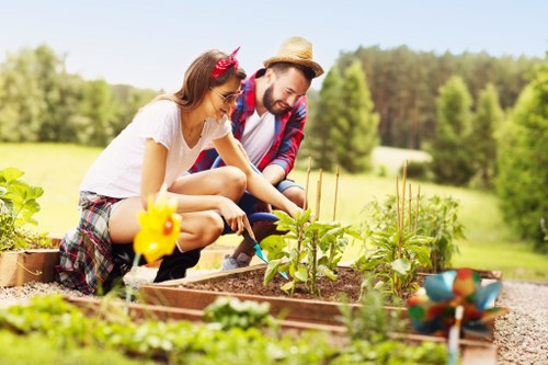 Person using a screen reader while viewing gardening information