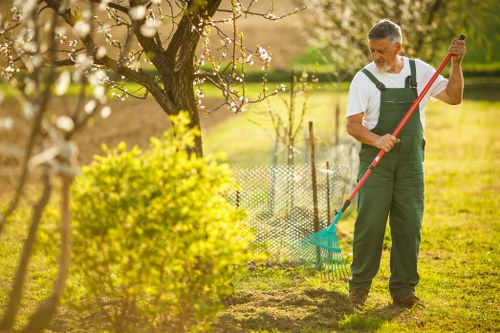 Garden waste and recycling sorted for transfer